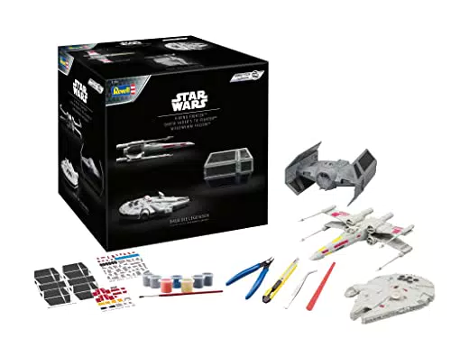 Revell Adventskalender Star Wars 2022 I Adventskalender zum Basteln I Star Wars Adventskalender I Adventskalender für Jungen