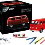 Revell Adventskalender Volkswagen VW T2 Bus I VW T2 Adventskalender I Kult Bulli in 24 Tagen zusammenbauen I Adventskalender für Jungen