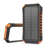 Riapow Solar Powerbank 26800mAh Tragbares Solar Ladegerät USB C Power Bank mit 3 Ausgängen Schnellladung Externer Akku für Handys