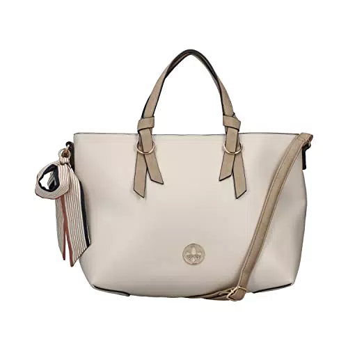 Rieker Damen H1507 Shopper, beige