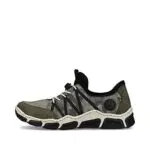 Rieker Damen L0657 Trekking Halbschuhe, grün