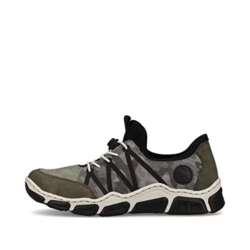 Rieker Damen L0657 Trekking Halbschuhe, grün
