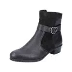 Rieker Damen Y0777 Mode-Stiefel, schwarz