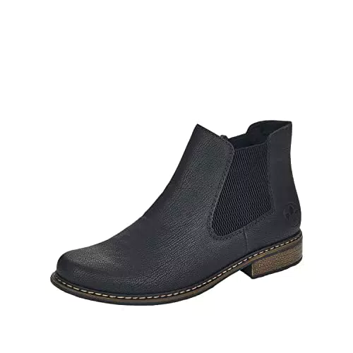 Rieker Z4994-00, Damen Chelsea Boots, Schwarz,