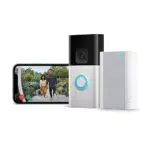 Ring Akku Videotürklingel Plus mit Chime Pro, Kabellose Video-Türsprechanlage mit kamera