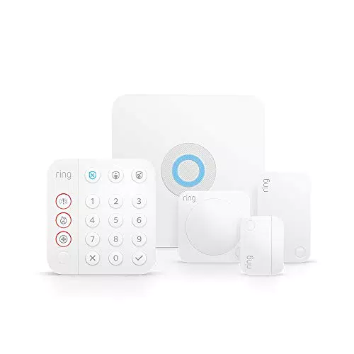 Ring Alarm Security Kit, 5-teilig von Amazon, Alarmanlage für dein Haus & Wohnung