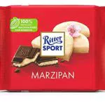 Ritter Sport Marzipan 100 g, dunkle Schokolade gefüllt mit Edel-Marzipan aus kalifornischen Mandeln