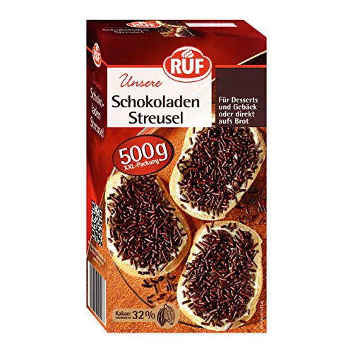 RUF Schokoladen-Streusel, Schoko-Streusel, ideal auf Brot