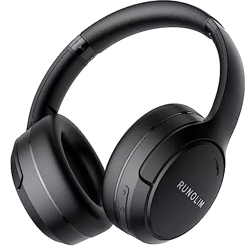 RUNOLIM Bluetooth Kopfhörer Over-Ear, Active Noise Cancelling