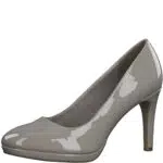 s.Oliver Damen 5-5-22401-20 Pumps, Taupe Patent 5 22401 20 344