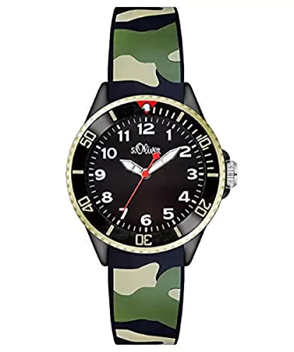 S.Oliver Unisex Analog Quarz Armbanduhr SO-2998-PQ