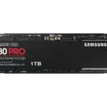 Samsung 980 PRO NVMe M.2 SSD, 1 TB, PCIe 4.0, 7.000 MB/s Lesen