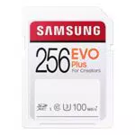 Samsung EVO Plus SD-Karte, 256 GB, SDXC UHS-I U3, 100 MB/s Lesen