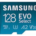 Samsung EVO Select microSD-Karte + SD-Adapter, 128 GB