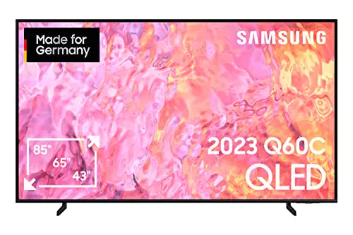 Samsung QLED 4K Q60C 50 Zoll Fernseher, Quantum-Dot-Technologie