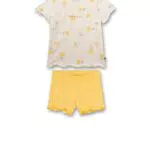 Sanetta Mädchen 233086 Pyjamaset, Creme, 92