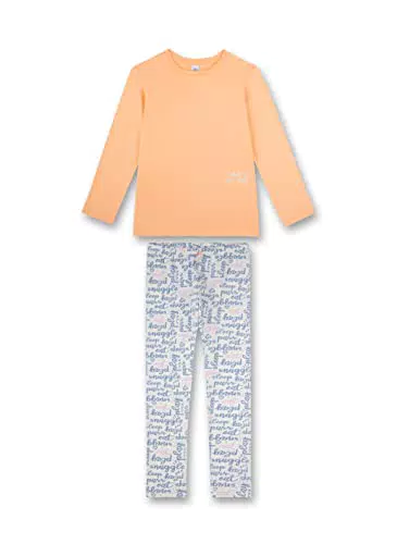 Sanetta Mädchen 245404 Pyjamaset, Peach, 140