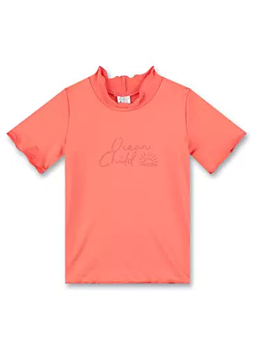 Sanetta Mädchen 430497 Rash-Guard-Shirt, Cayenne, 74