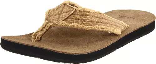 Sanuk Fraid Not 29418060, Herren Zehentrenner, Beige