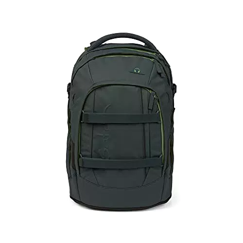 Satch pack Schulrucksack - ergonomisch, 30 Liter, Organisationstalent - Be Brave - Grün