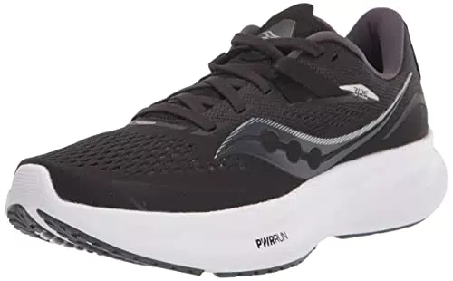 Saucony Damen Ride 15 Walking-Schuh, Black/White
