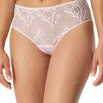 Schiesser Damen Highwaist Brief Gerade, rosa, 42