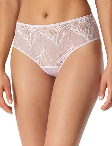 Schiesser Damen Highwaist Brief Gerade, rosa, 42
