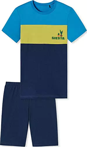 Schiesser Jungen Kurzer Schlafanzug - Organic Cotton Pyjamaset