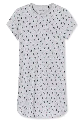 Schiesser Mädchen Organic Cotton Nachthemd, 202 - grau - melange