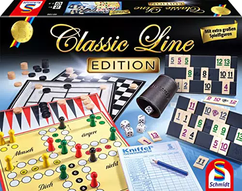 Schmidt Spiele 49196 Spielesammlung, Classic Line Edition