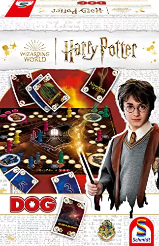 Schmidt Spiele Dog 49423, Harry Potter Design, Familienspiel