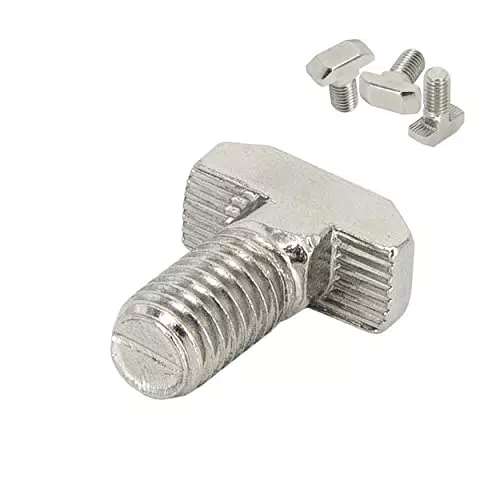 SCHMIDT systemprofile 10x Hammerschraube M8 16mm Nut 8 T-Schraube mit Steg Befestigungsmaterial Aluprofil-Zubehör
