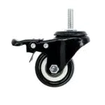 SCHMIDT systemprofile Lenkrolle mit Bremse M8 Transportrolle Industrierolle Schwenkrolle 360° Aluprofil-Zubehör