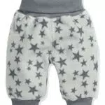 Schnizler Unisex Baby Pumphose Fleece Sterne mit Strickbund 800962