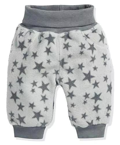 Schnizler Unisex Baby Pumphose Fleece Sterne mit Strickbund 800962