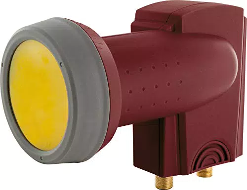 Schwaiger extrem hitzebeständig Sun Protect Twin-LNB Ziegelrot