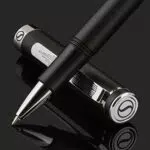 Scriveiner Schwarzer Kugelschreiber EDC Luxus Stift