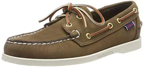 Sebago Herren Docksides Portland Nubuck Bootschuhe, Braun