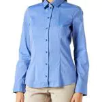 Seidensticker Damen Hemdbluse Langarm Modern Fit Uni Bügelfrei Bluse