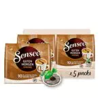 Senseo Pads Guten Morgen Strong XL - Kaffee RA-zertifiziert - 5 Packungen x 10 Becherpads