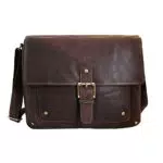 Shalimar Laptoptasche Messenger Bag/Umhängetasche aus geöltem Leder für 13-Laptops