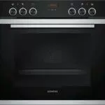 Siemens HE213ABS0 iQ300 Backofen / Klapptür / Elektronikuhr / 3D-Heißluft Plus / Schnellaufheizung / Edelstahl