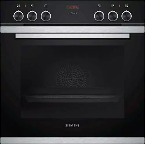 Siemens HE213ABS0 iQ300 Backofen / Klapptür / Elektronikuhr / 3D-Heißluft Plus / Schnellaufheizung / Edelstahl