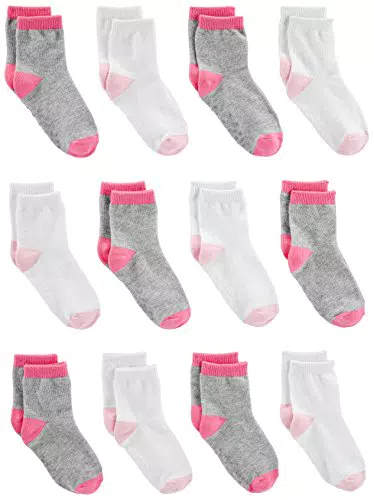 Simple Joys by Carter's Unisex Baby Crew-Socken, 12 Paar