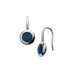 Skagen Damen Edelstahl Ohrringe silber mit Ohrbügel/Hakenverschluss