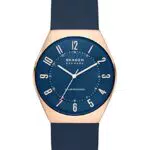 Skagen Herren Solar/3 Hand Uhr mit Armband GRENEN SOLAR POWERED SKW6834