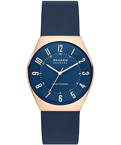Skagen Herren Solar/3 Hand Uhr mit Armband GRENEN SOLAR POWERED SKW6834