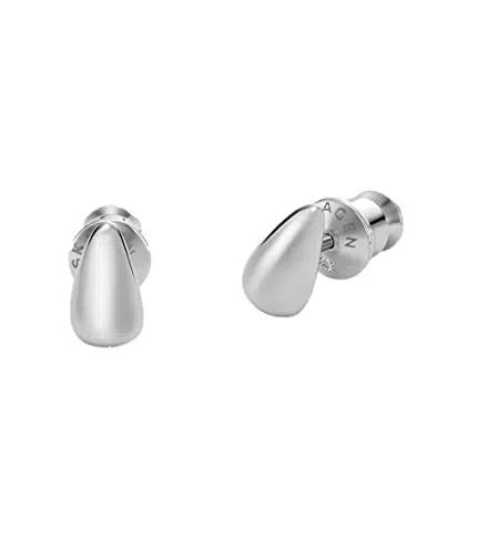 Skagen Ohrringe Für Frauen Kariana, Länge: 8mm, Breite: 4.5mm Silberne Edelstahl-Ohrringe