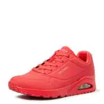 Skecher Street UNO Stand ON AIR Sneakers Women Rot, Schuhgröße:
