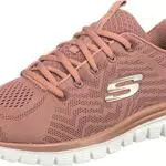 Skechers Damen Graceful Get Connected Sneaker, Mauve Mve